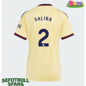 Arsenal William Saliba #2 Tredje Tröja Kvinnor 2026-27 Kortärmad